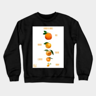 Hierarchy of Oranges Crewneck Sweatshirt